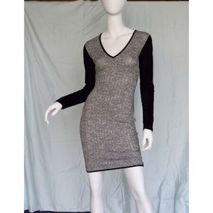 SOLD-LS ASTARS Chelsea Black/Grey Dress, XS, NWT